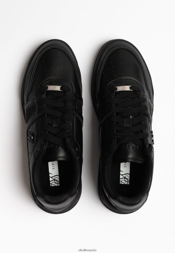 calzado es SikSilk mujer zapatillas negras de corte bajo 4NP28R263