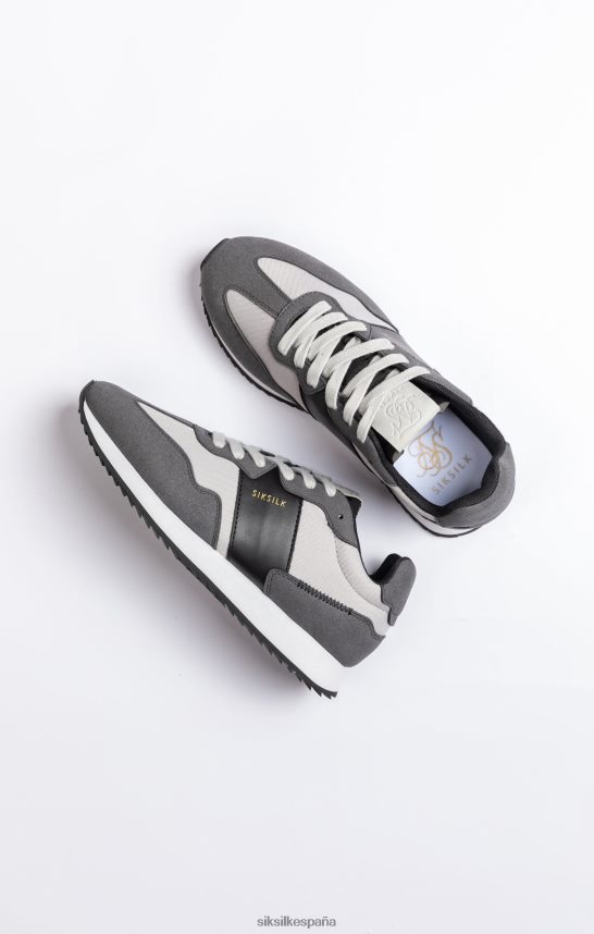 calzado es SikSilk mujer zapatillas retro running negras 4NP28R273