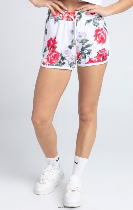 vestir es SikSilk mujer corto floral crudo 4NP28R204