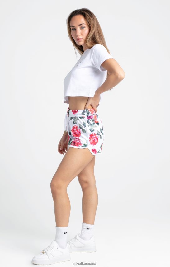 vestir es SikSilk mujer corto floral crudo 4NP28R204