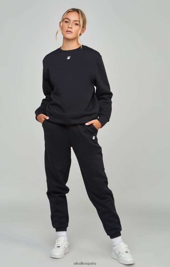 vestir es SikSilk mujer jogger esencial negro 4NP28R177