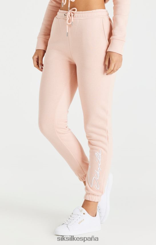 vestir es SikSilk mujer jogger esencial rosa 4NP28R167