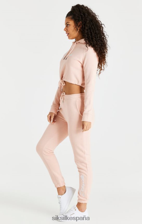 vestir es SikSilk mujer jogger esencial rosa 4NP28R167