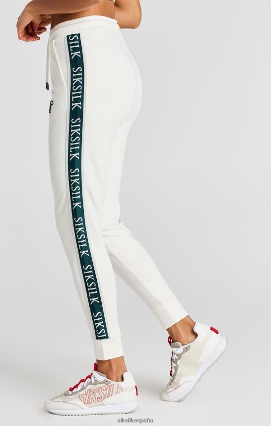 vestir es SikSilk mujer pantalón de chándal con cinta color crudo 4NP28R161