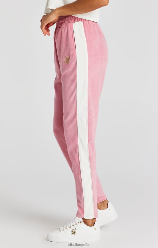 vestir es SikSilk mujer pantalón de chándal de terciopelo rosa 4NP28R163