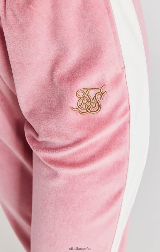 vestir es SikSilk mujer pantalón de chándal de terciopelo rosa 4NP28R163
