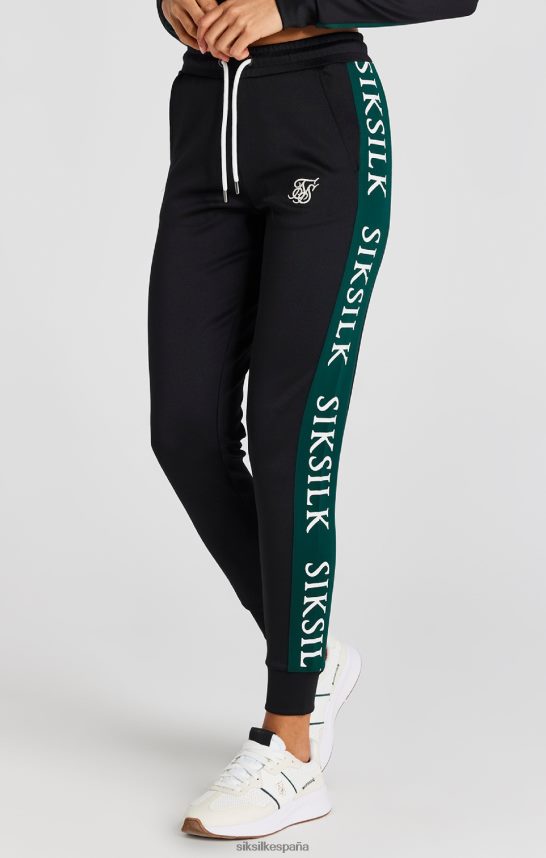 vestir es SikSilk mujer pantalón de chándal negro 4NP28R156