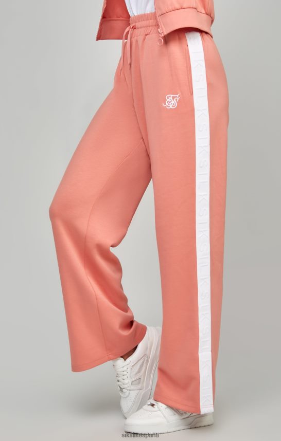 vestir es SikSilk mujer pantalón ancho con cinta color coral 4NP28R181