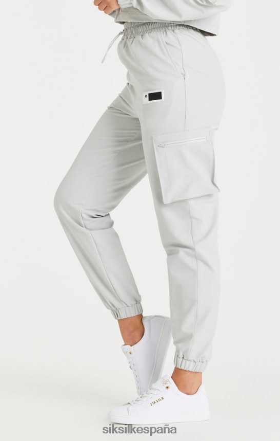 vestir es SikSilk mujer pantalón cargo gris 4NP28R179