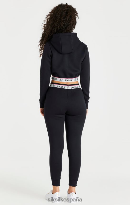 vestir es SikSilk mujer pantalón de chándal negro 4NP28R185