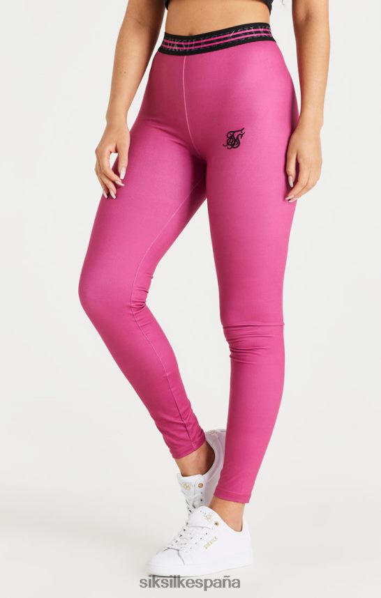 vestir es SikSilk mujer legging con cinta rosa 4NP28R171