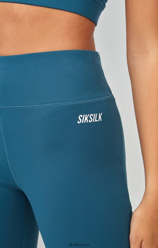 vestir es SikSilk mujer legging deportivo esencial verde azulado 4NP28R172