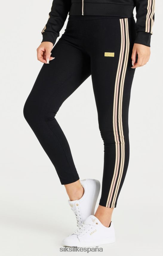 vestir es SikSilk mujer legging negro de cintura alta 4NP28R173