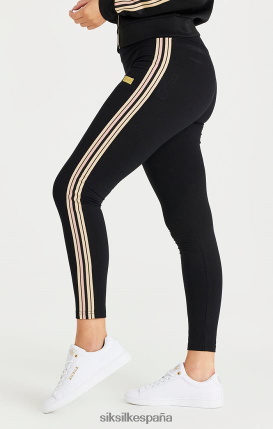 vestir es SikSilk mujer legging negro de cintura alta 4NP28R173