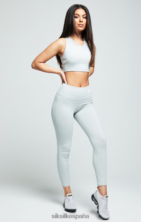 vestir es SikSilk mujer bralette de gimnasio esencial gris 4NP28R213