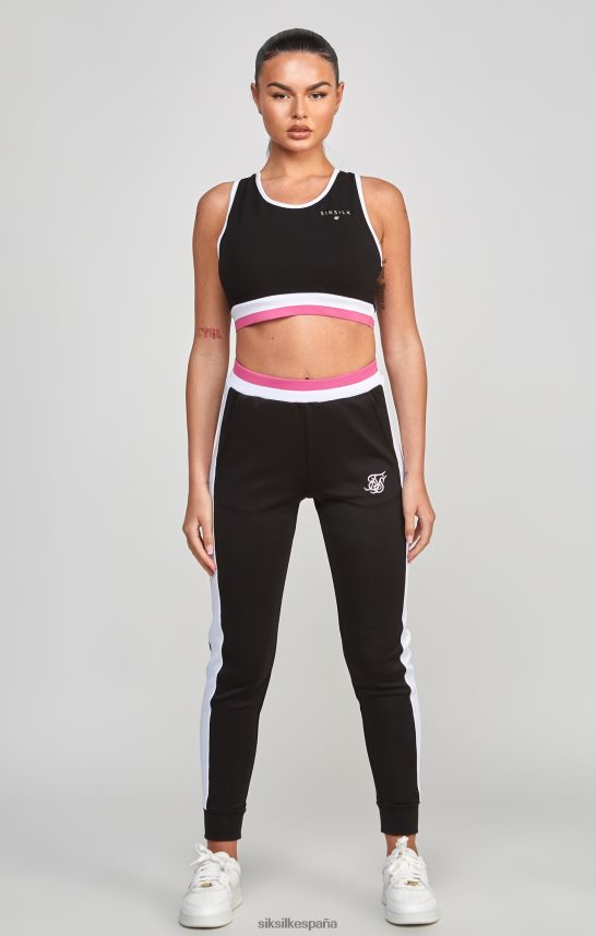 vestir es SikSilk mujer bralette retro negro 4NP28R205