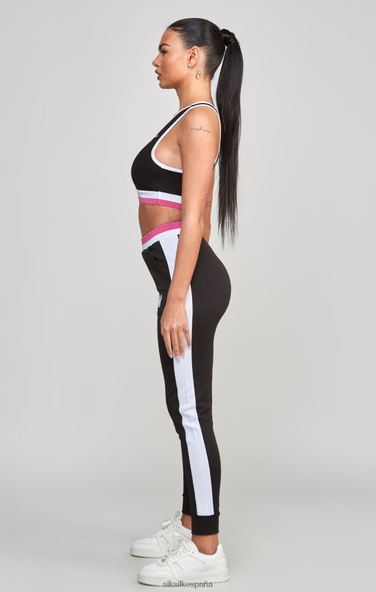 vestir es SikSilk mujer bralette retro negro 4NP28R205