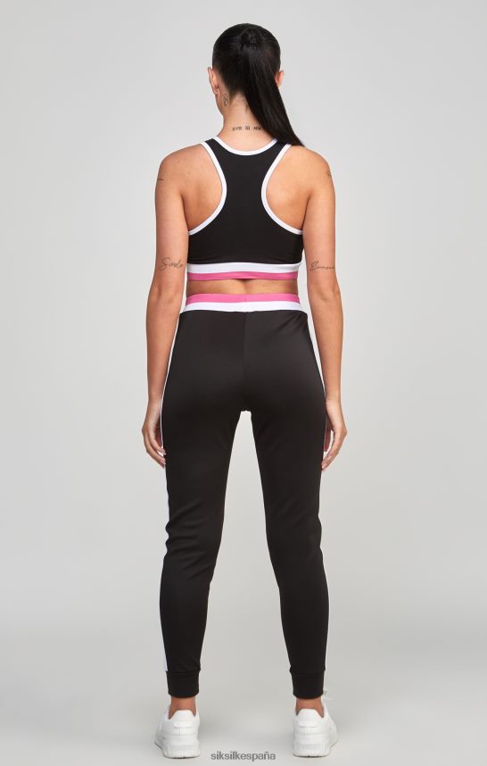 vestir es SikSilk mujer bralette retro negro 4NP28R205