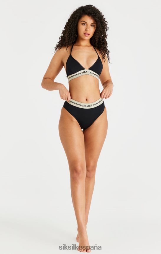 vestir es SikSilk mujer braguitas de bikini supremacía - negro 4NP28R182