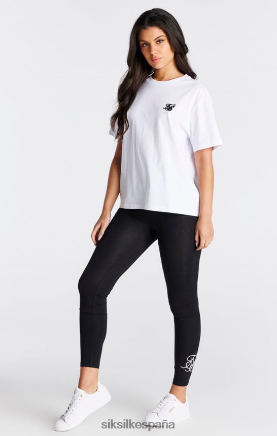 vestir es SikSilk mujer camiseta boyfriend blanca esencial 4NP28R27