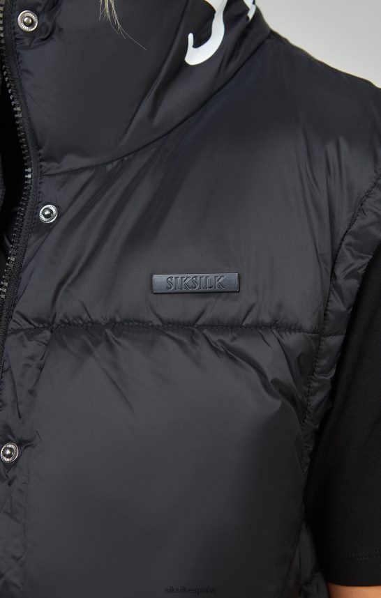 vestir es SikSilk mujer chaleco corto negro 4NP28R132