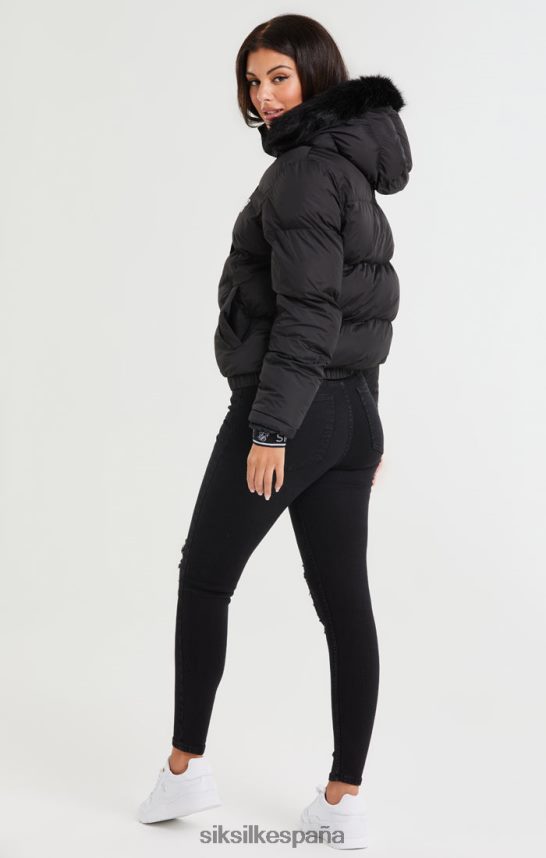 vestir es SikSilk mujer parka corta Core - negro 4NP28R140