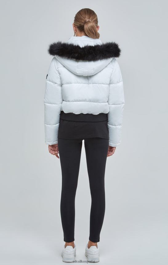 vestir es SikSilk mujer parka corta blanca 4NP28R130