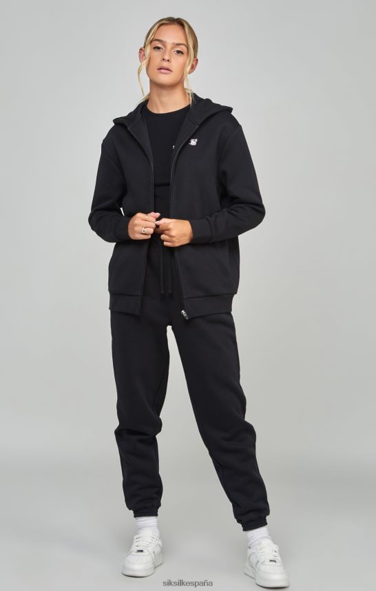 vestir es SikSilk mujer cremallera esencial negra 4NP28R100