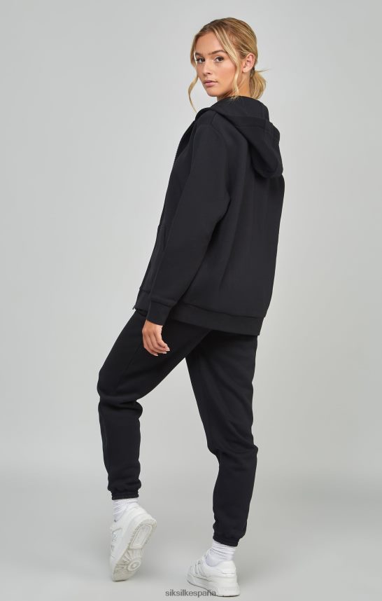 vestir es SikSilk mujer cremallera esencial negra 4NP28R100