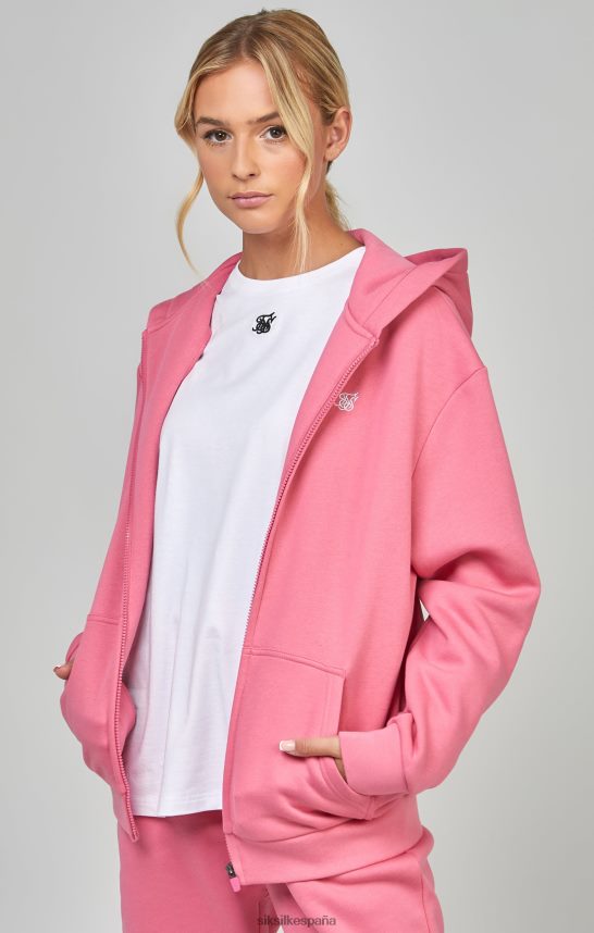 vestir es SikSilk mujer cremallera esencial rosa 4NP28R102