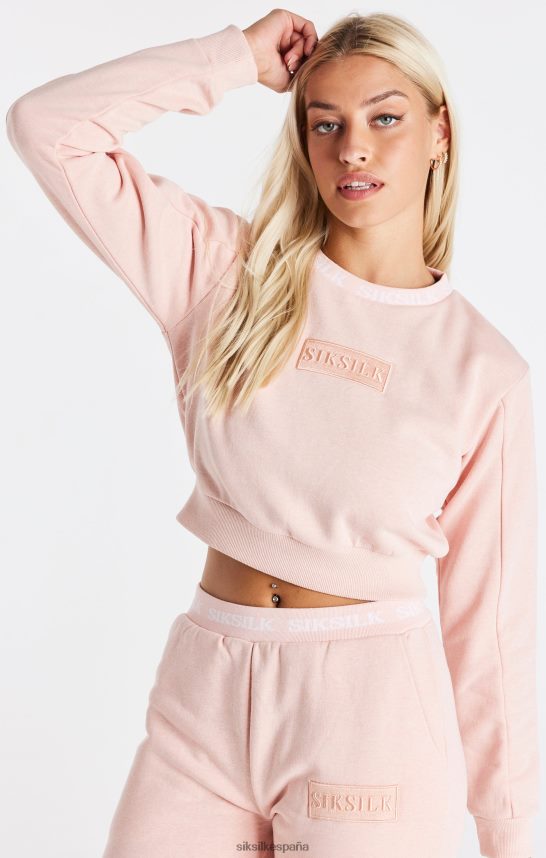 vestir es SikSilk mujer sudadera rosa 4NP28R91