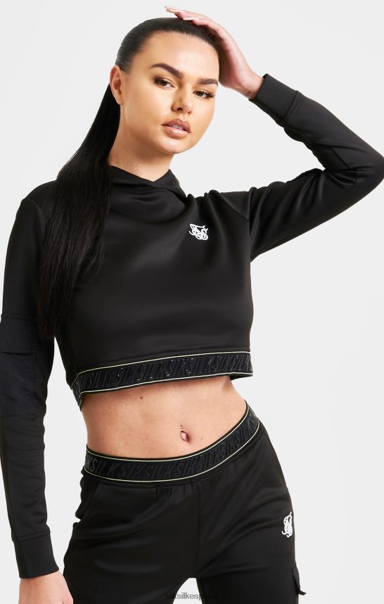 vestir es SikSilk mujer top cargo negro 4NP28R87