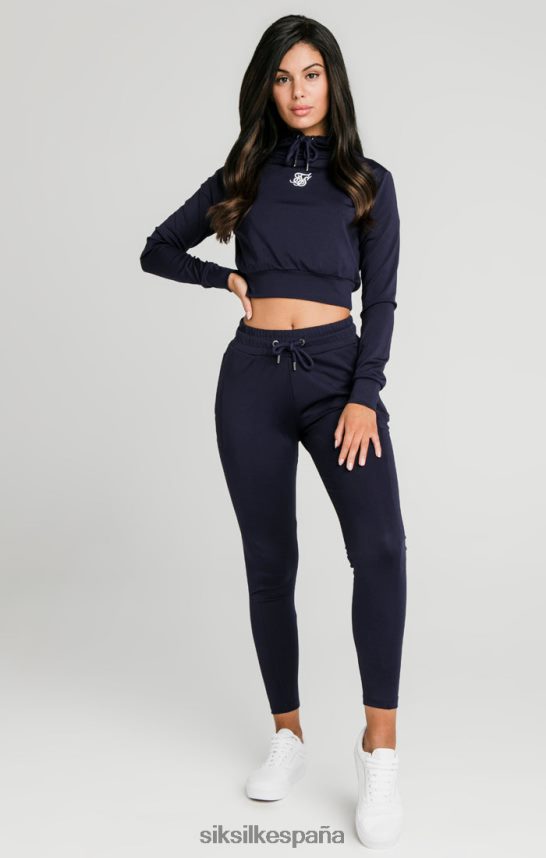 vestir es SikSilk mujer top deportivo azul marino esencial 4NP28R107