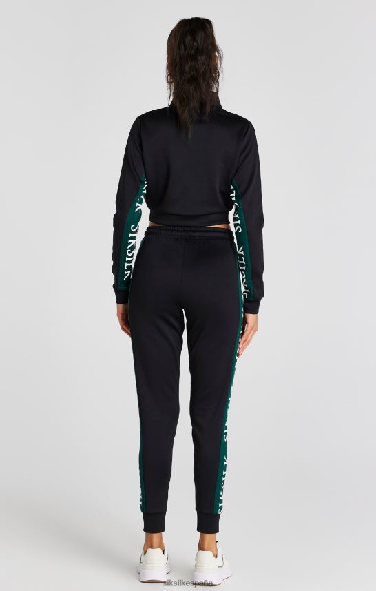 vestir es SikSilk mujer top deportivo negro 4NP28R74