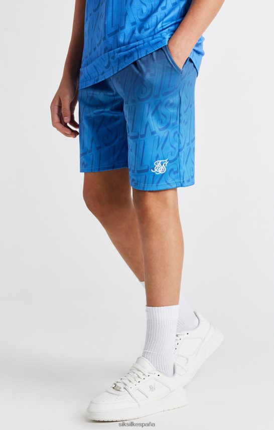 vestir es SikSilk Niños pantalones cortos de corte regular con detalle de marca azul 4NP28R314