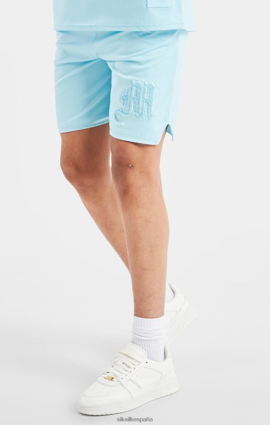 vestir es SikSilk x Niños Pantalones cortos holgados con logo de Messi - azul 4NP28R313