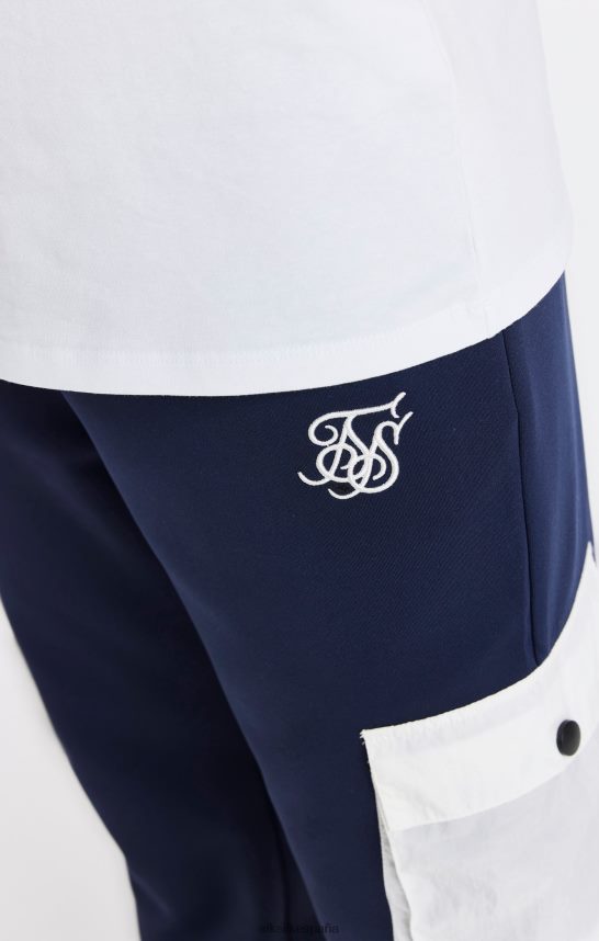 vestir es SikSilk Niños pantalón cargo con bolsillo azul marino 4NP28R306