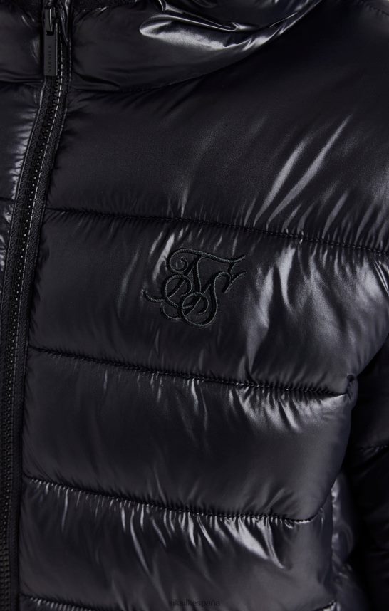 vestir es SikSilk Niños chaqueta burbuja ligera negra 4NP28R299
