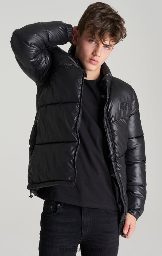 vestir es SikSilk Niños chaqueta burbuja negra 4NP28R300
