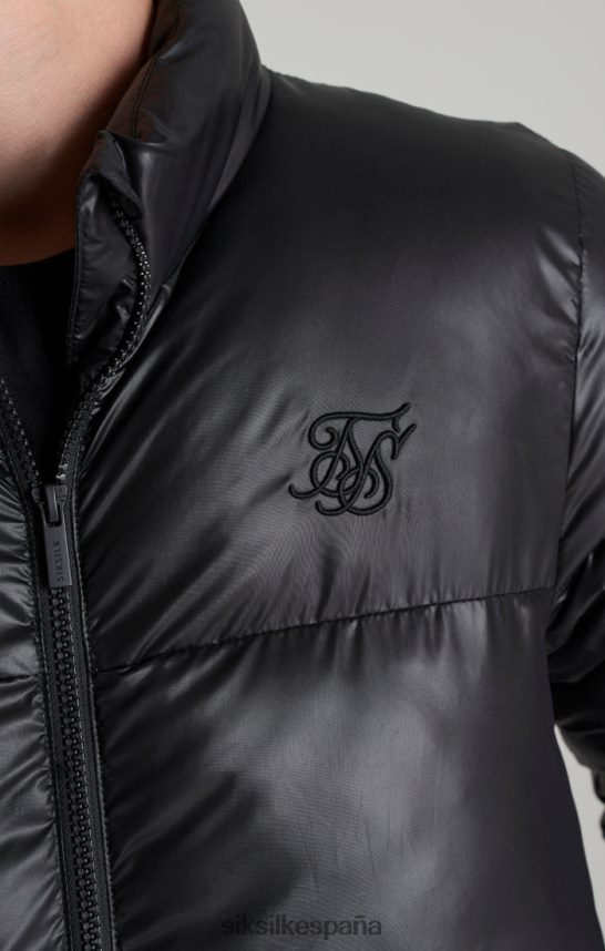 vestir es SikSilk Niños chaqueta burbuja negra 4NP28R300